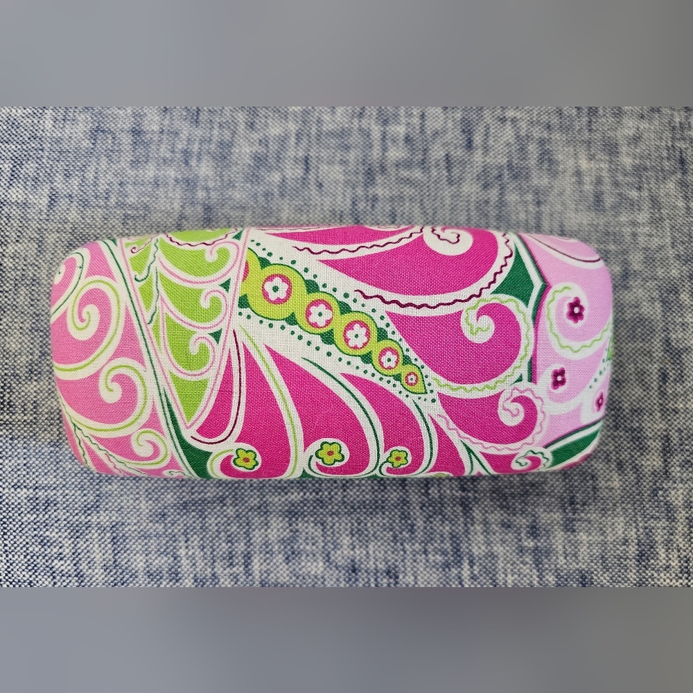 Vera Bradley Pinwheel pink sunglasses / eyeglasses case